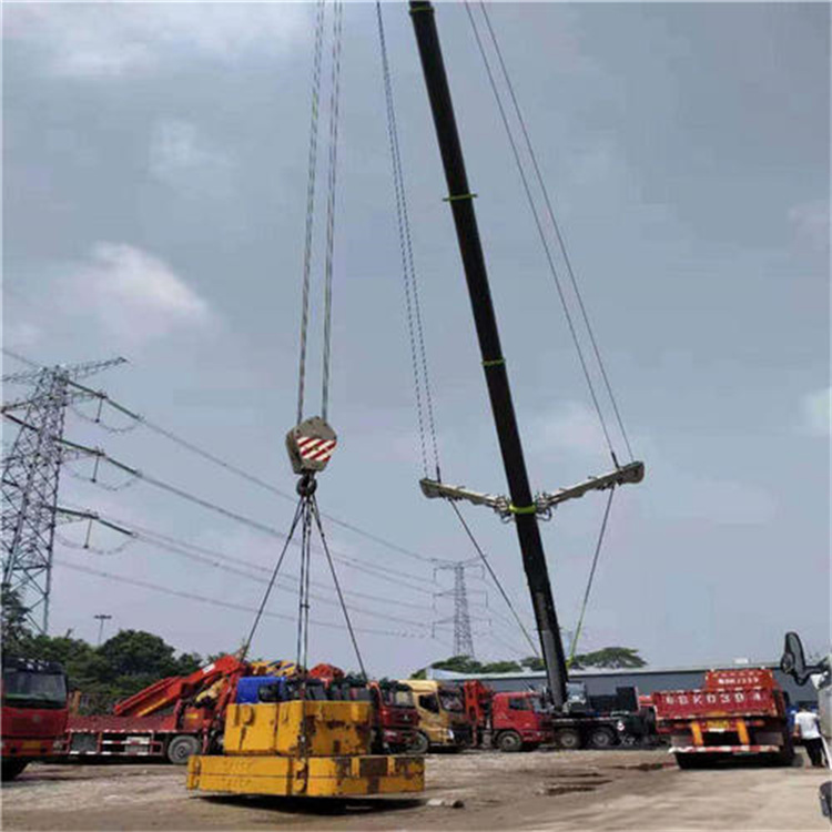会文镇风电设备吊装
